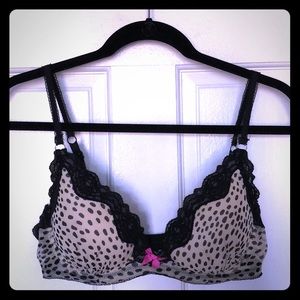 Animal Print Push-up Bra